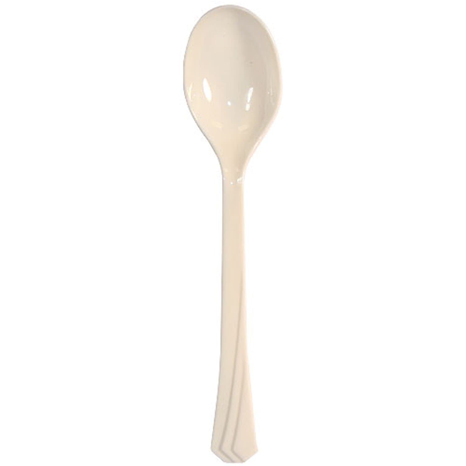 Soupspoon Ivory Heavyweight Plastic