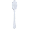 Teaspoon Clear Heavy weight Plastic