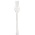 Fork White Heavy weight Plastic
