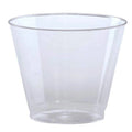 9oz Clear Tumbler Old Fashioned Plastic