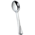 Polished Silver Soupspoons Plastic