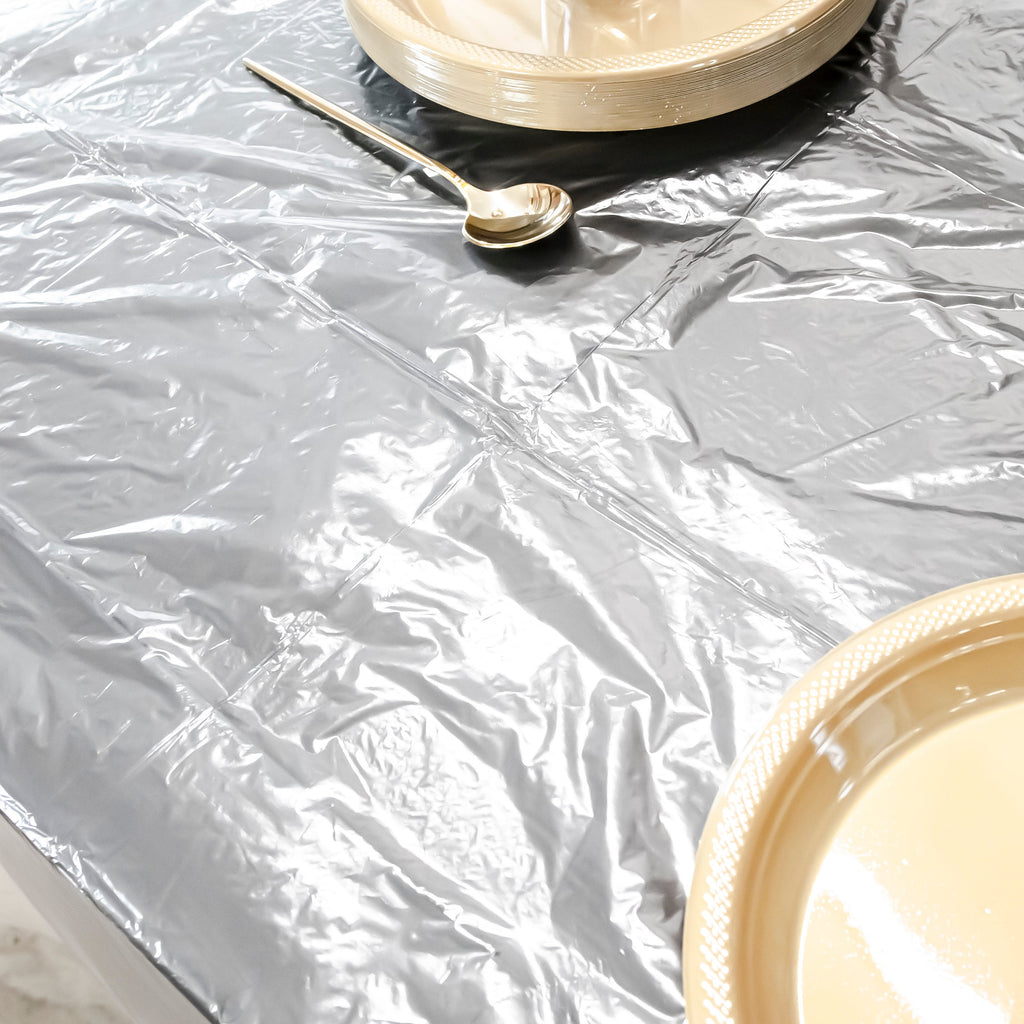 60"X72" Clear Heavy Weight Plastic Table Cover