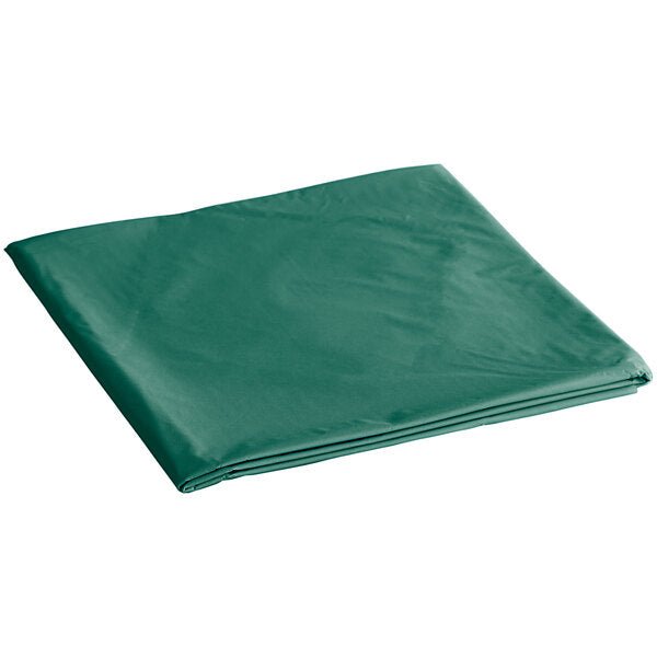 84'' Hunter Green Round TableCloth Plastic Disposable