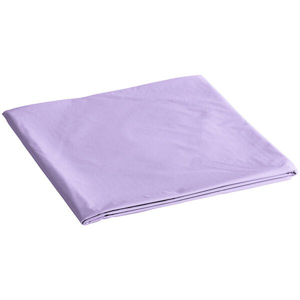 *WHOLESALE* 84'' Round Lavender Table Cloth Plastic Disposable 36/Case