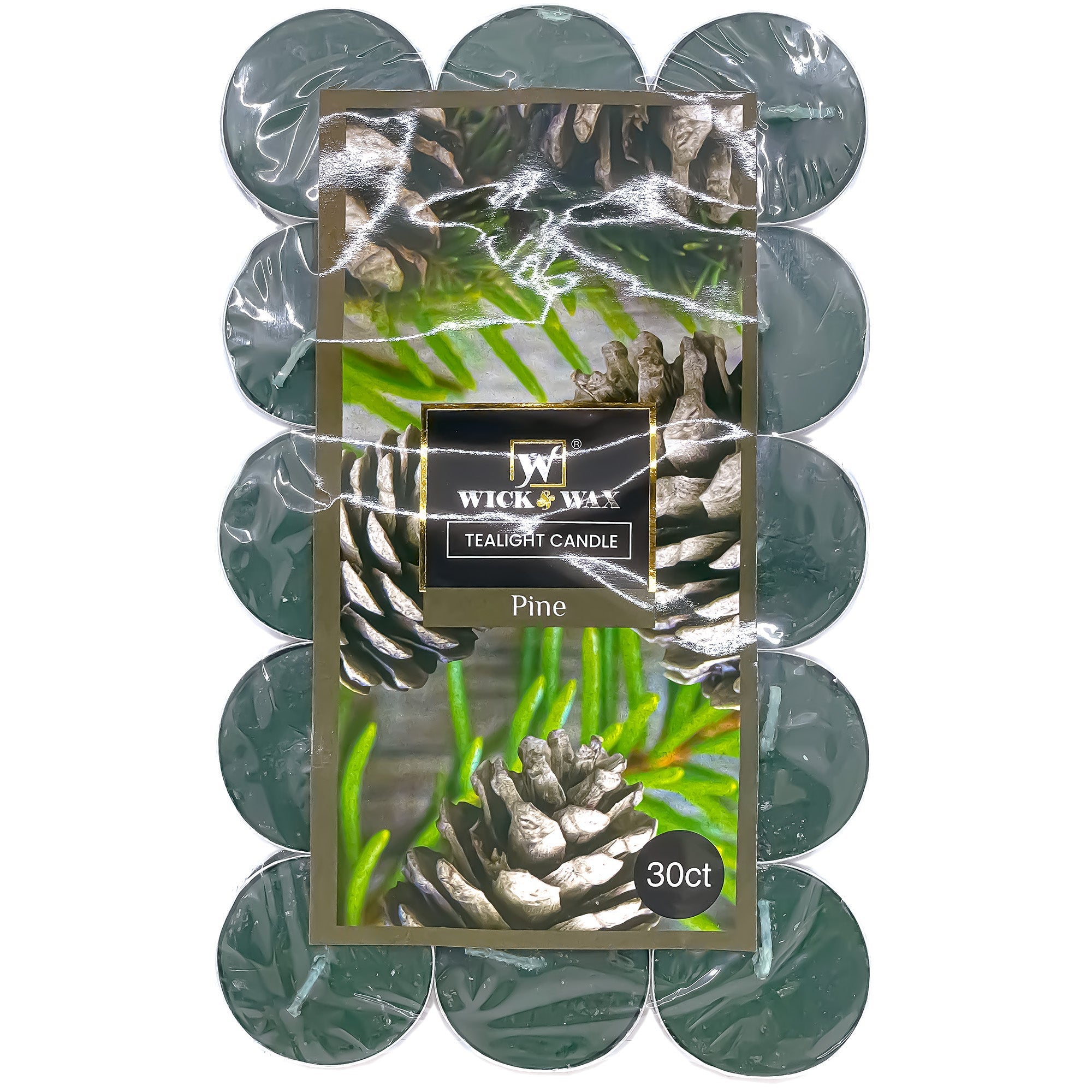 Tealight Pine Scented Candles (30 C0 Count)