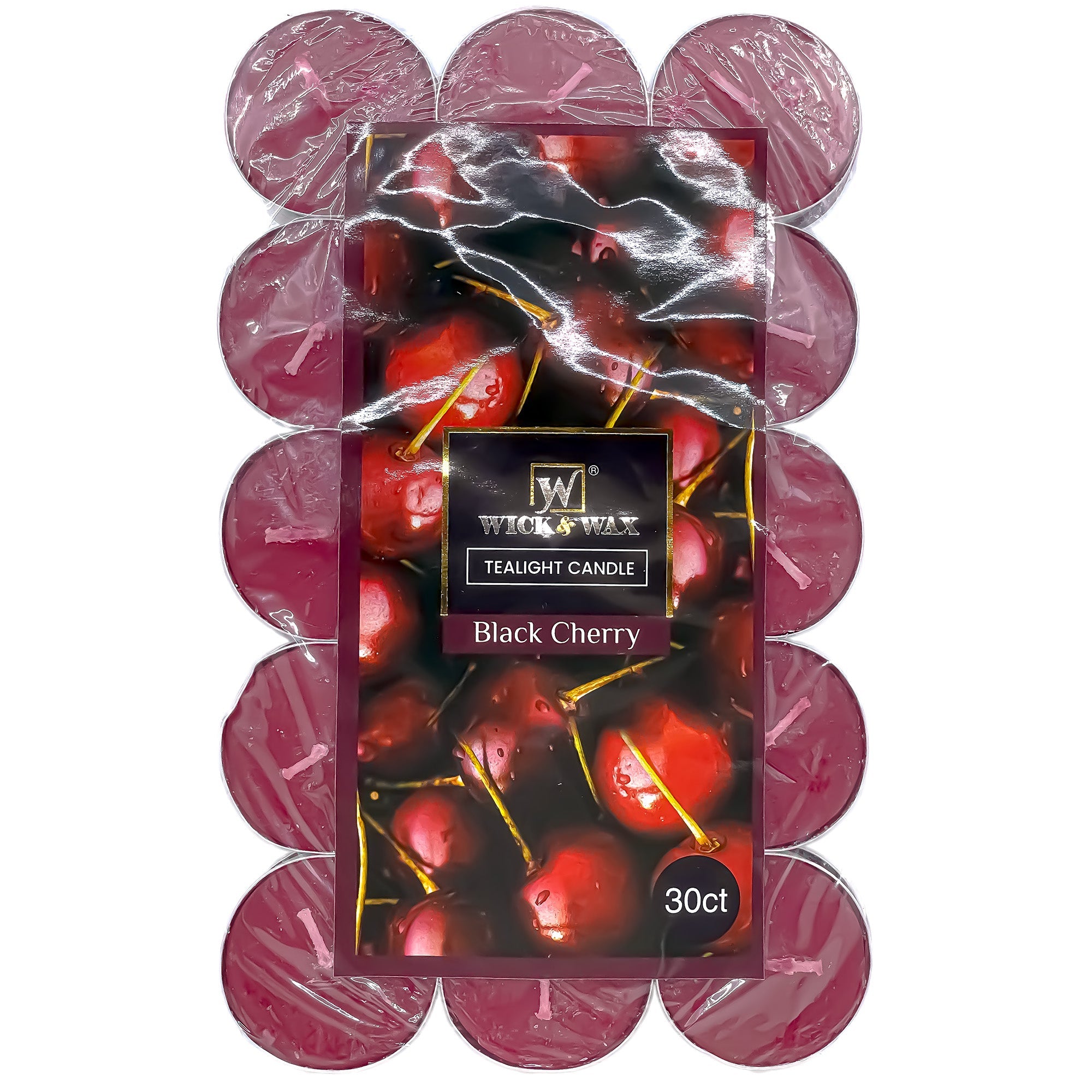 Tealight Black Cherry Scented Candles