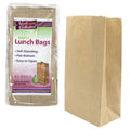 Brown Paper Lunch Bags, Size 5.125" x 3.375" x 10.75"