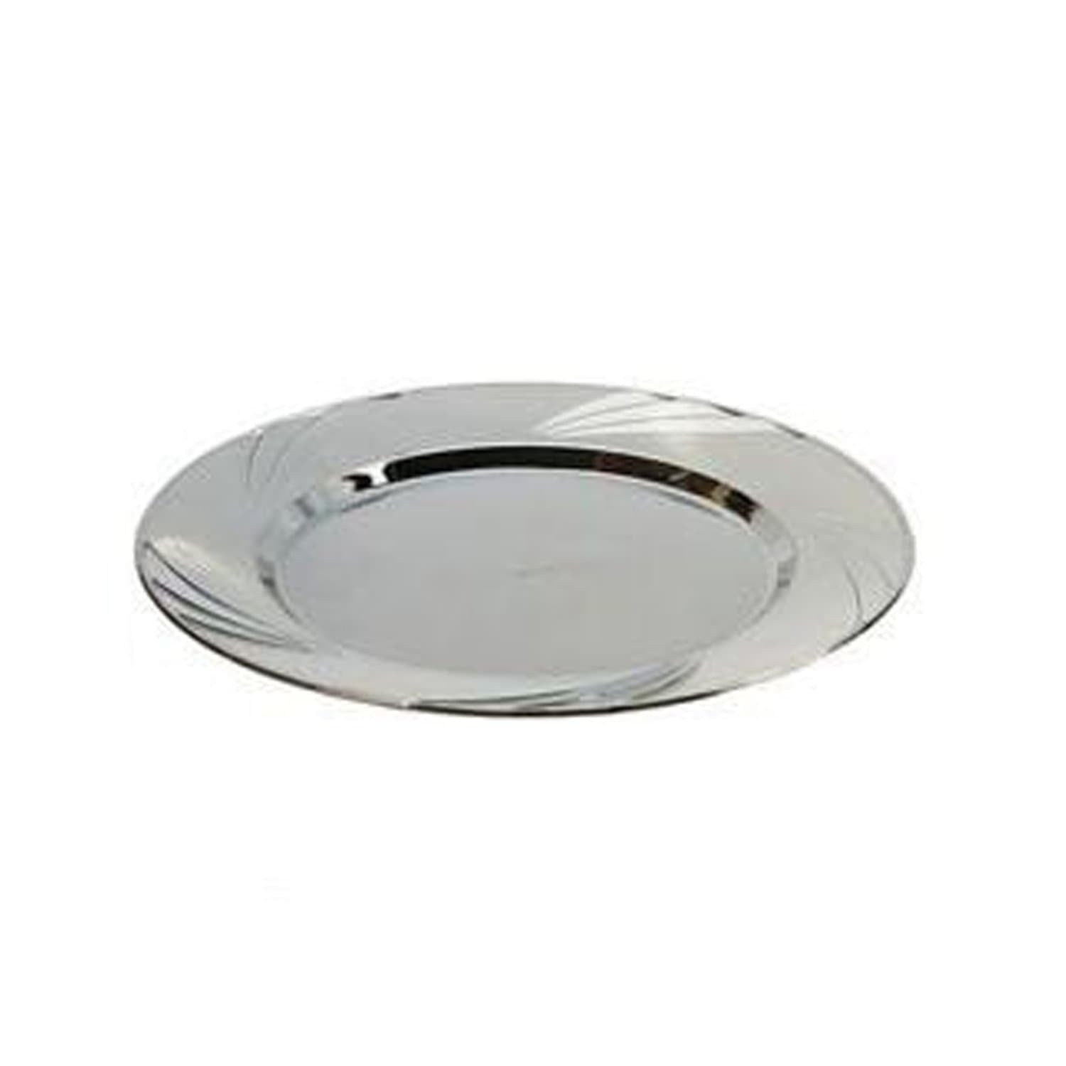 6.5" Silver Tray kiddish Plastic