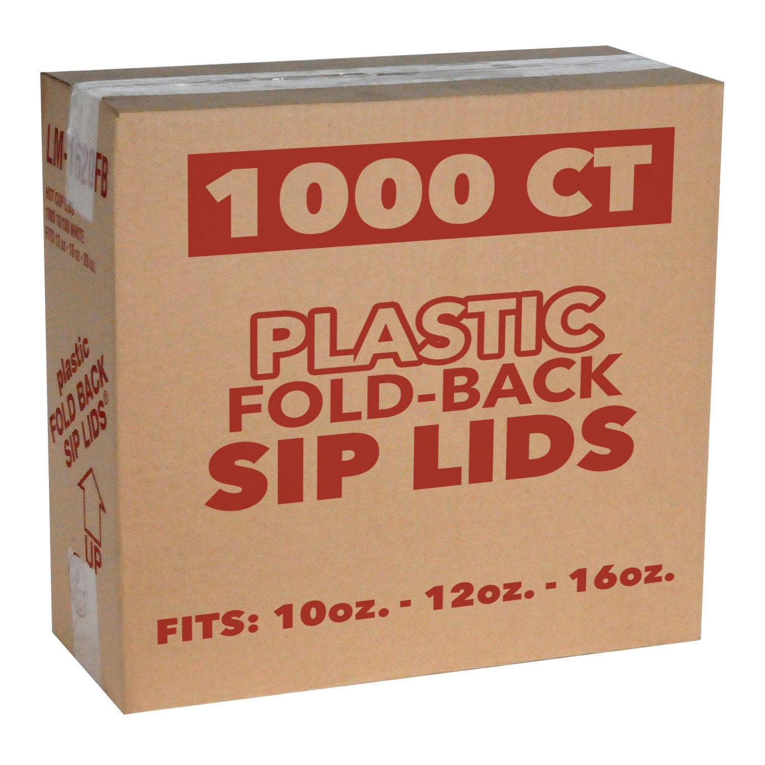 *WHOLESALE* Plastic Lids for 10/12/16oz. Poly-Paper Hot/Cold Cups 1000/Case