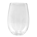 16oz Clear Stemless Dispoable Plastic Wine Glasses Tumbler