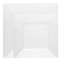 10.75"&8" Square Clear Plastic Plates COMBO SET-Lillian