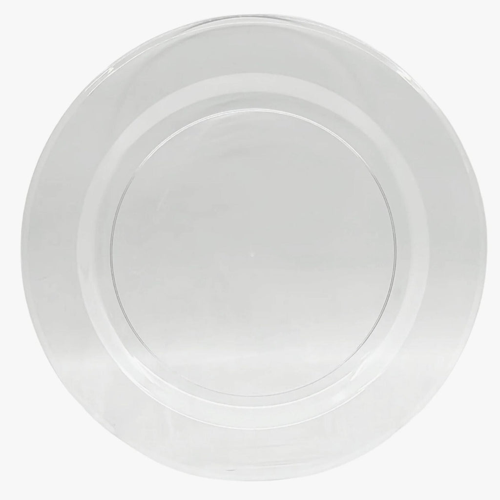 Clear Plastic Dinnerware Heavyweight Set- Value Pack-Magnificence