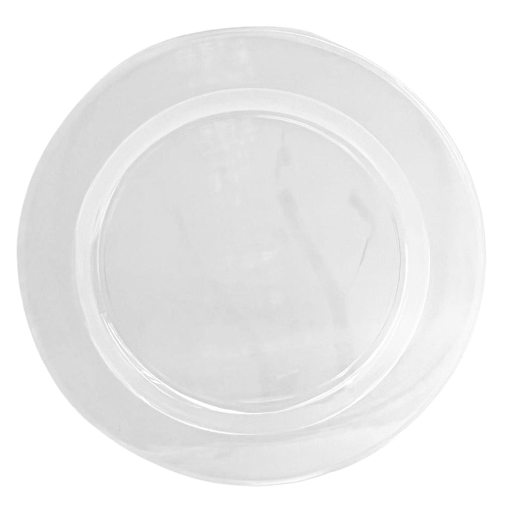 *JUMBO PACK* 10.25" Dinner Plate Clear Magnificence Heavy weight Plastic