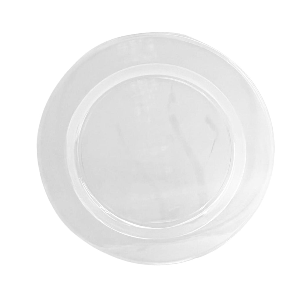 *JUMBO PACK* 9" Plate Clear Magnificence Heavy weight Plastic