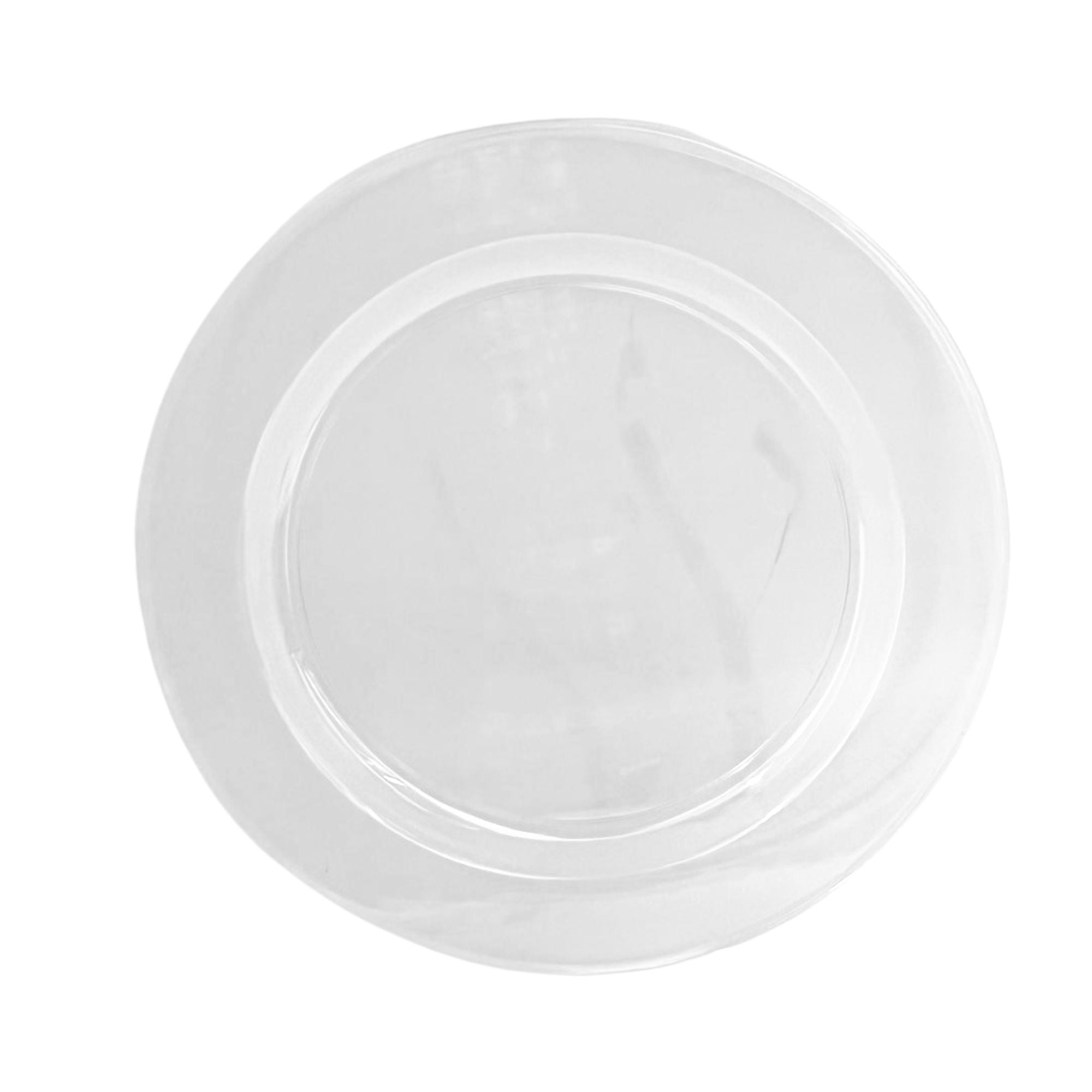 *JUMBO PACK* 9" Plate Clear Magnificence Heavy weight Plastic