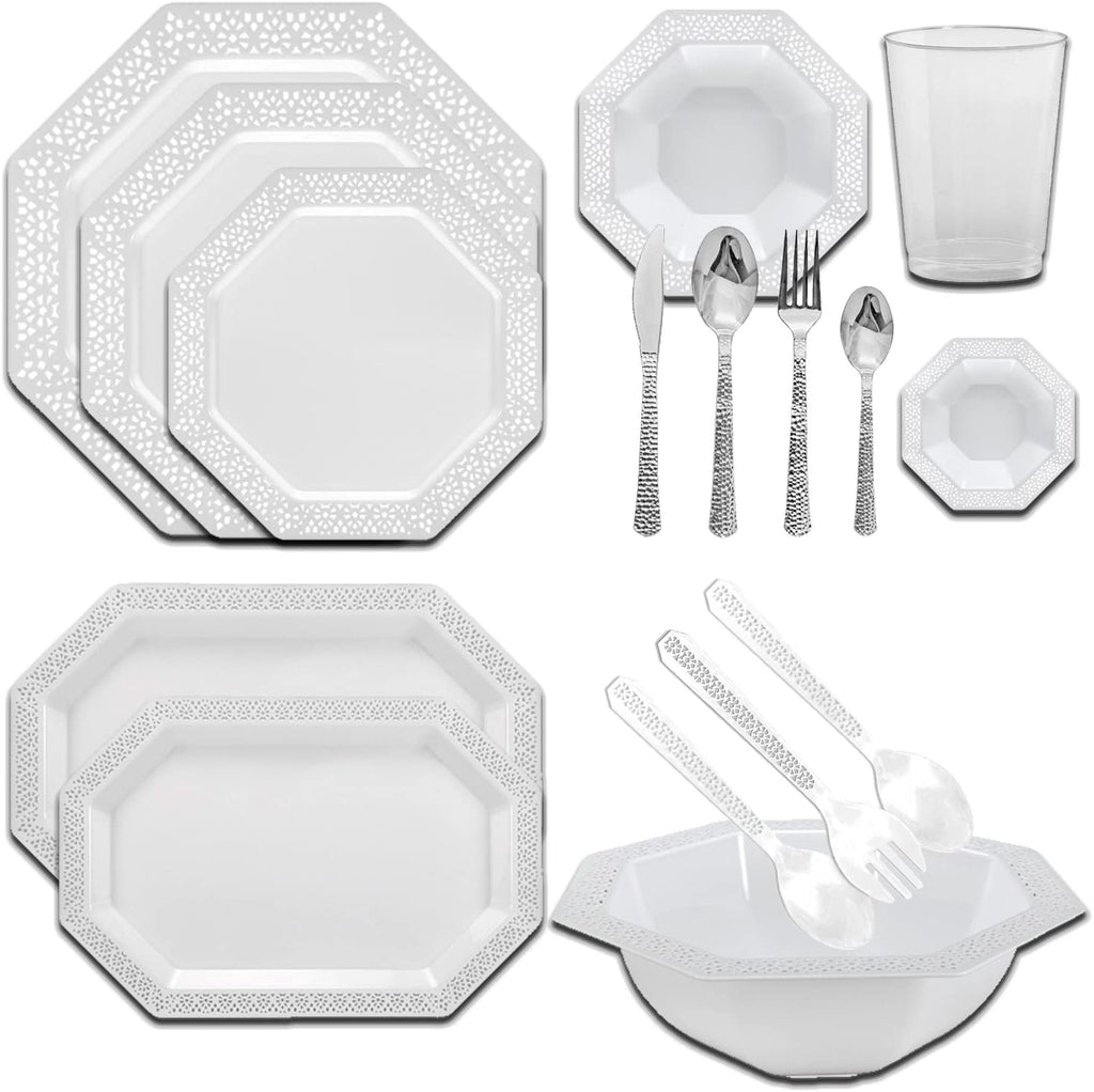 Lacetagon 14oz Bowls Plastic
