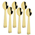 10" Polished Serving Spoon Gold Plastic