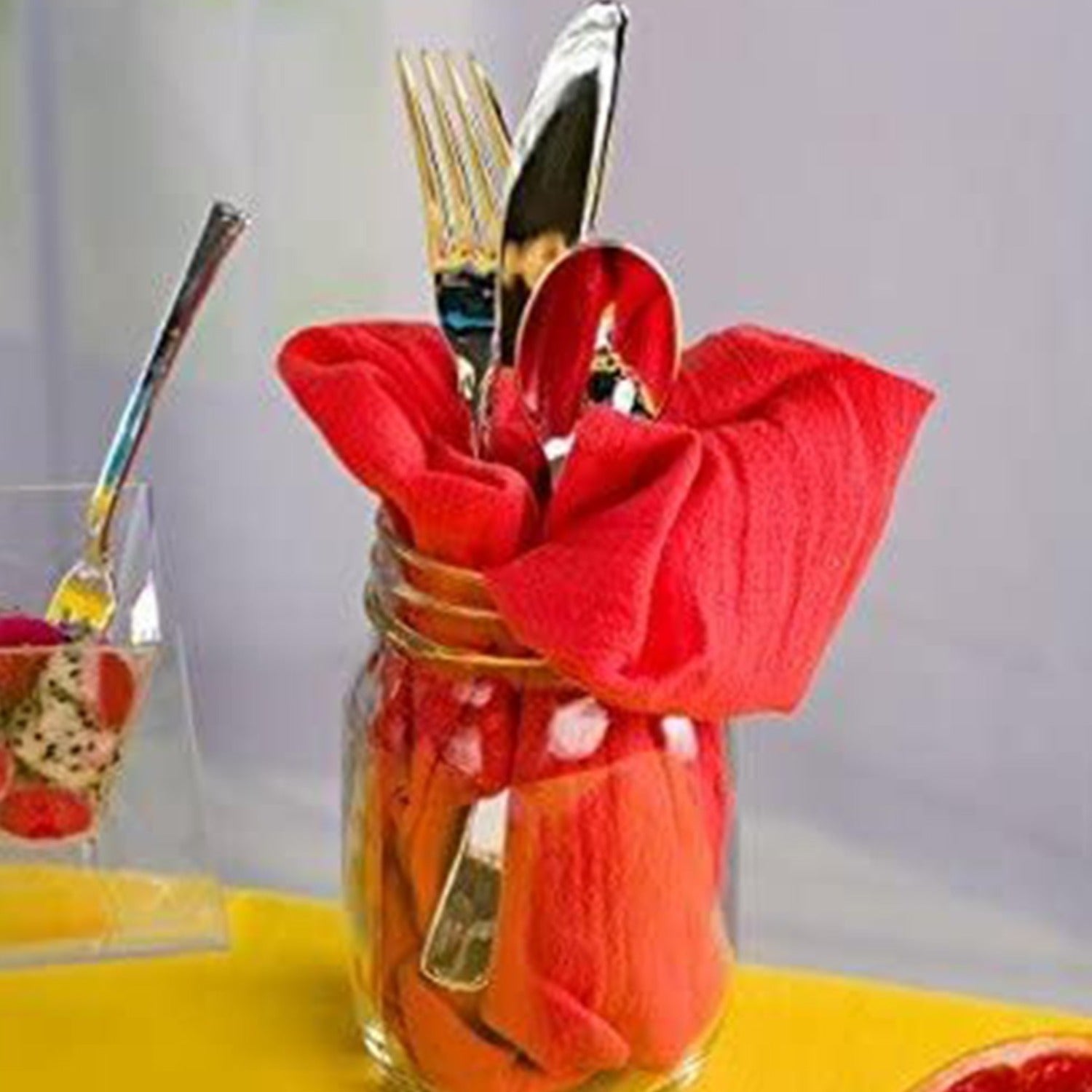 Knives Gold Cutlery Heavyweight Disposable Plastic