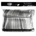 *BUY BULK* Silver Fork Plastic Disposable Cutlery