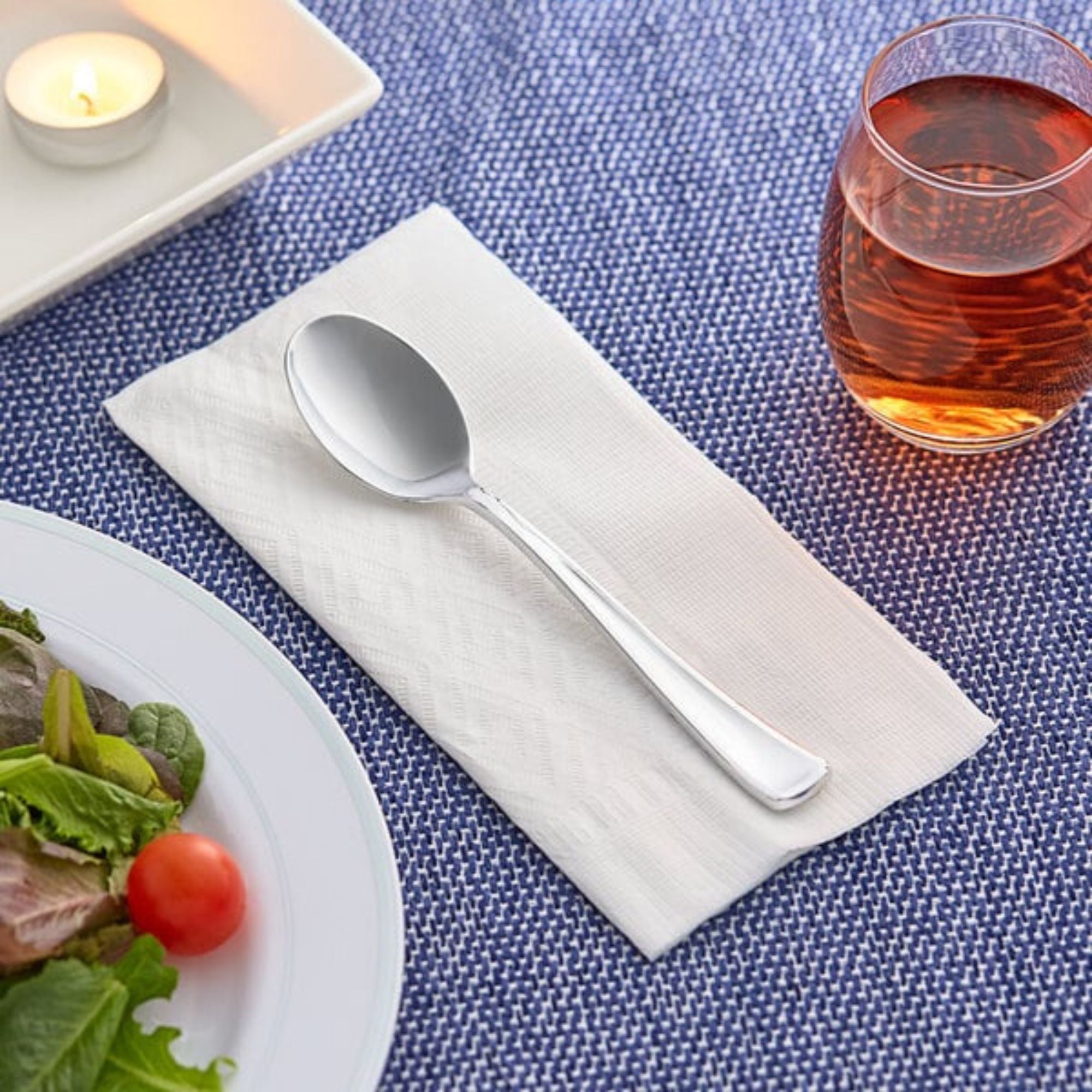*BUY BULK* Silver Spoon Plastic Disposable Cutlery