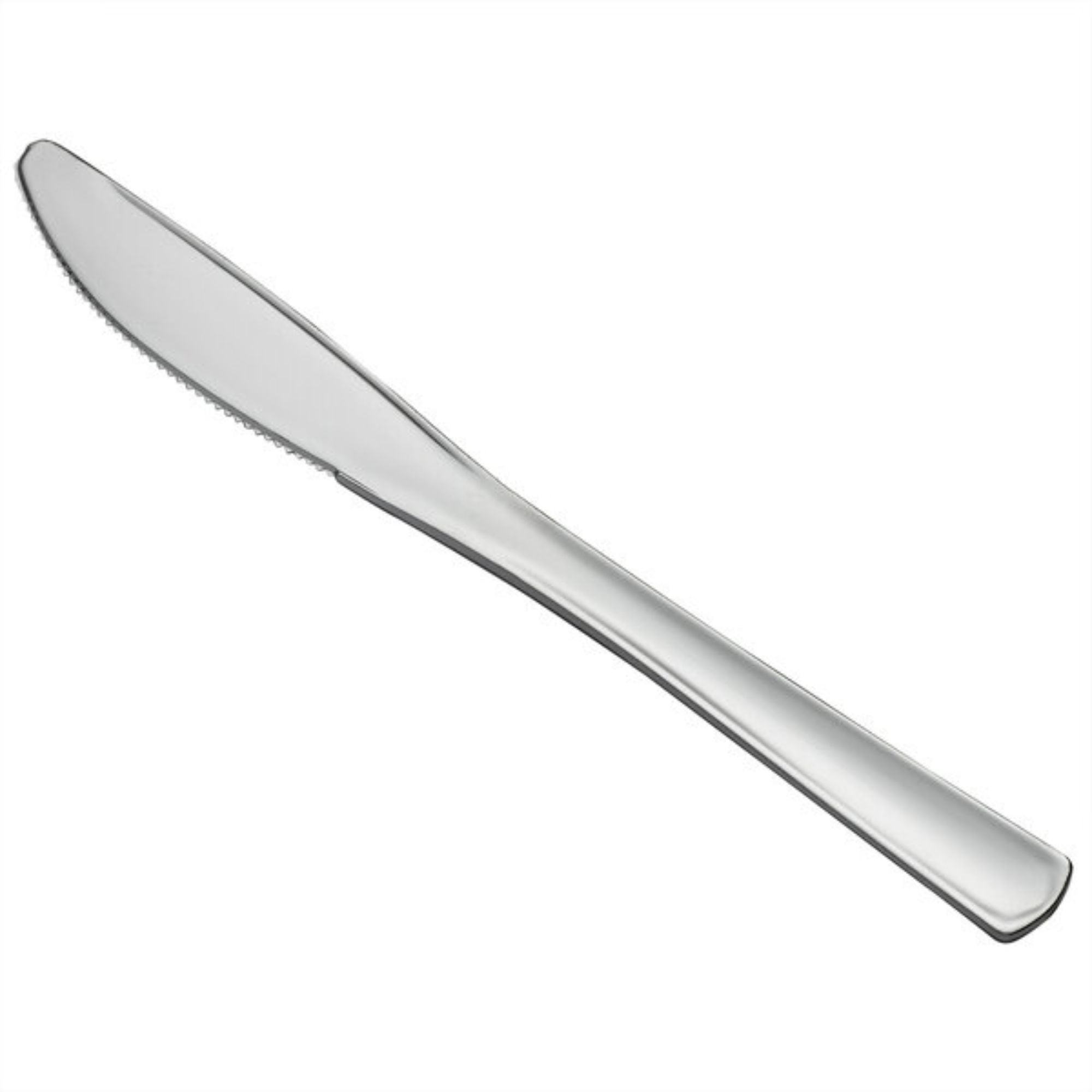 *BUY BULK* Silver Knife Plastic Disposable Cutlery