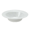 Pebbled 5oz Dessert Bowl White Rim Plastic