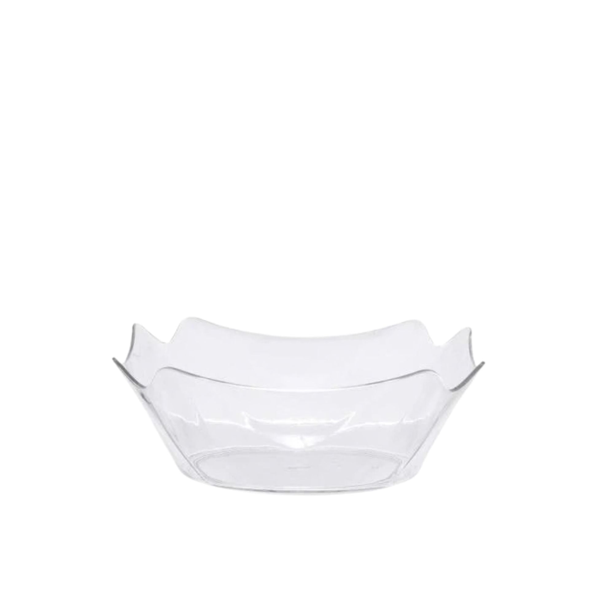 1.8 Qtz 57.6oz Medium 8" Flower Serving EXTRA Heavy Weight Bowl  Plastic