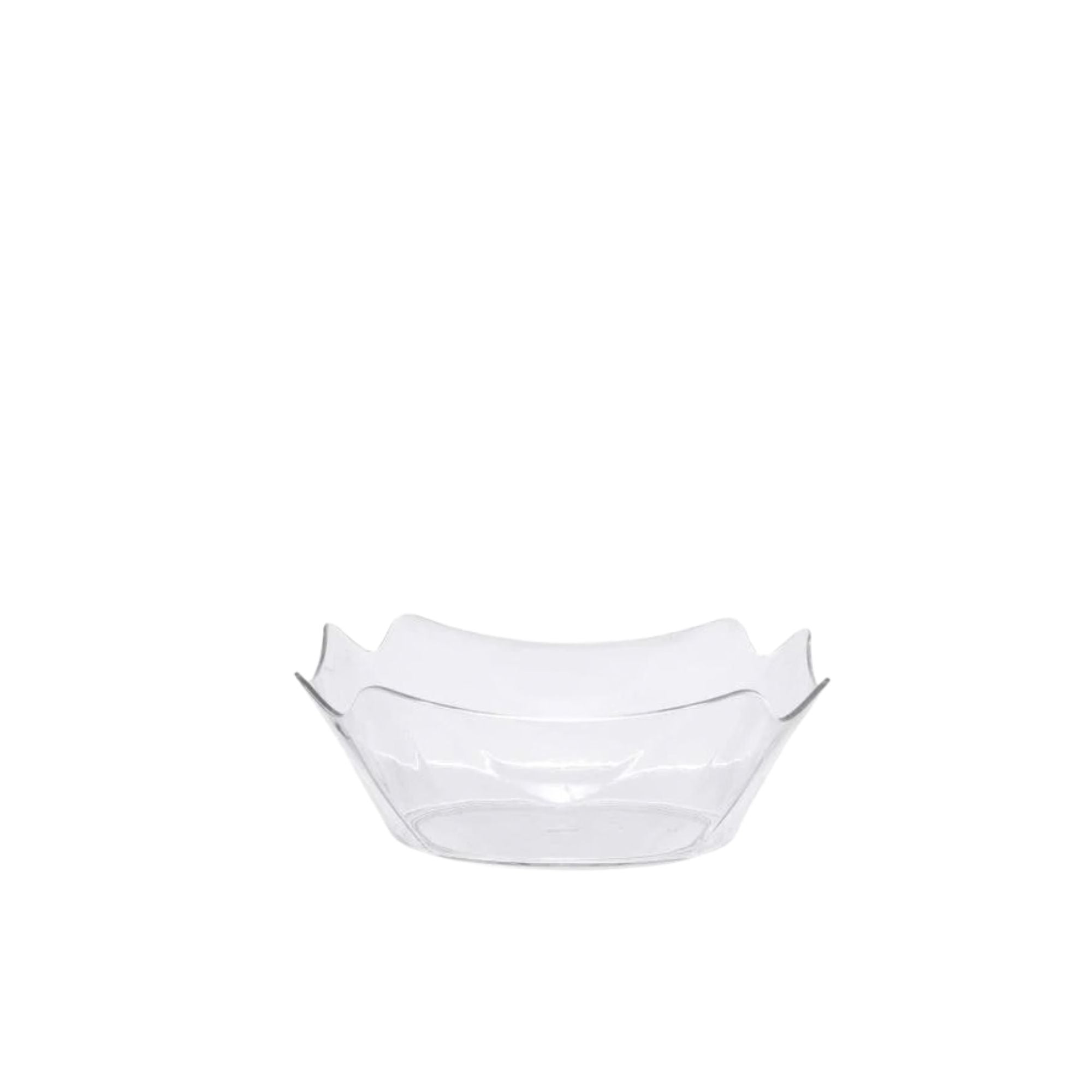 0.5 Qtz -16 oz- Small 6" Flower Plastic EXTRA Heavy Weight Serving Bowl