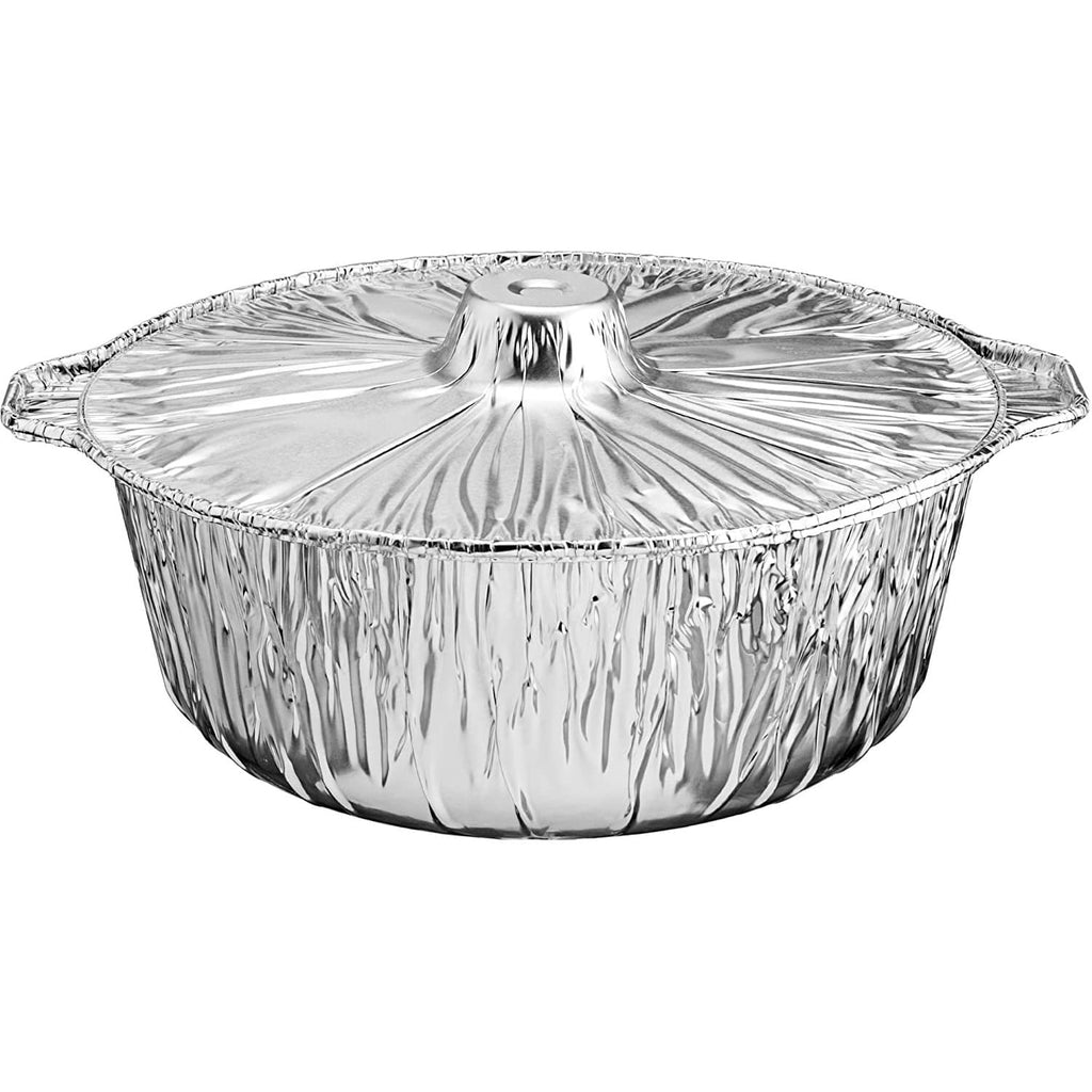 5Qtz Large Pot With Lid Disposable Aluminum
