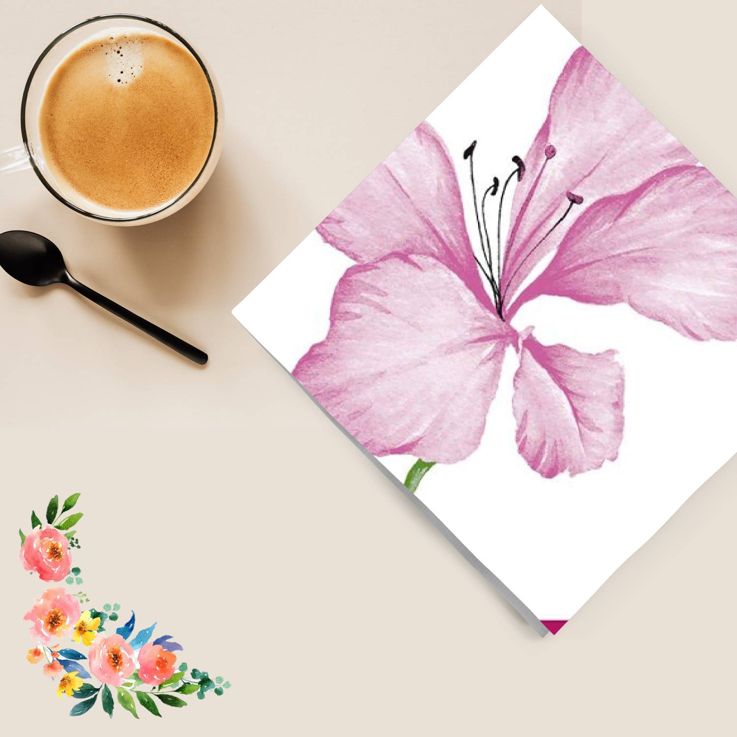 Lilac Delight Lunch Paper Napkins 20 Pack