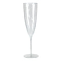6oz Elegant Champagne Flutes Clear Plastic