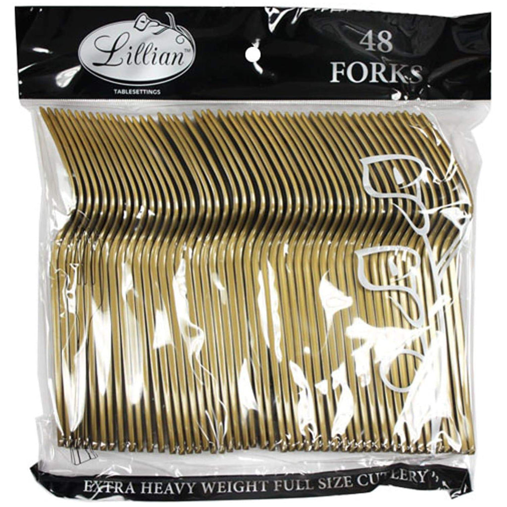 Fork Gold Extra Strong Quality Premium Plastic