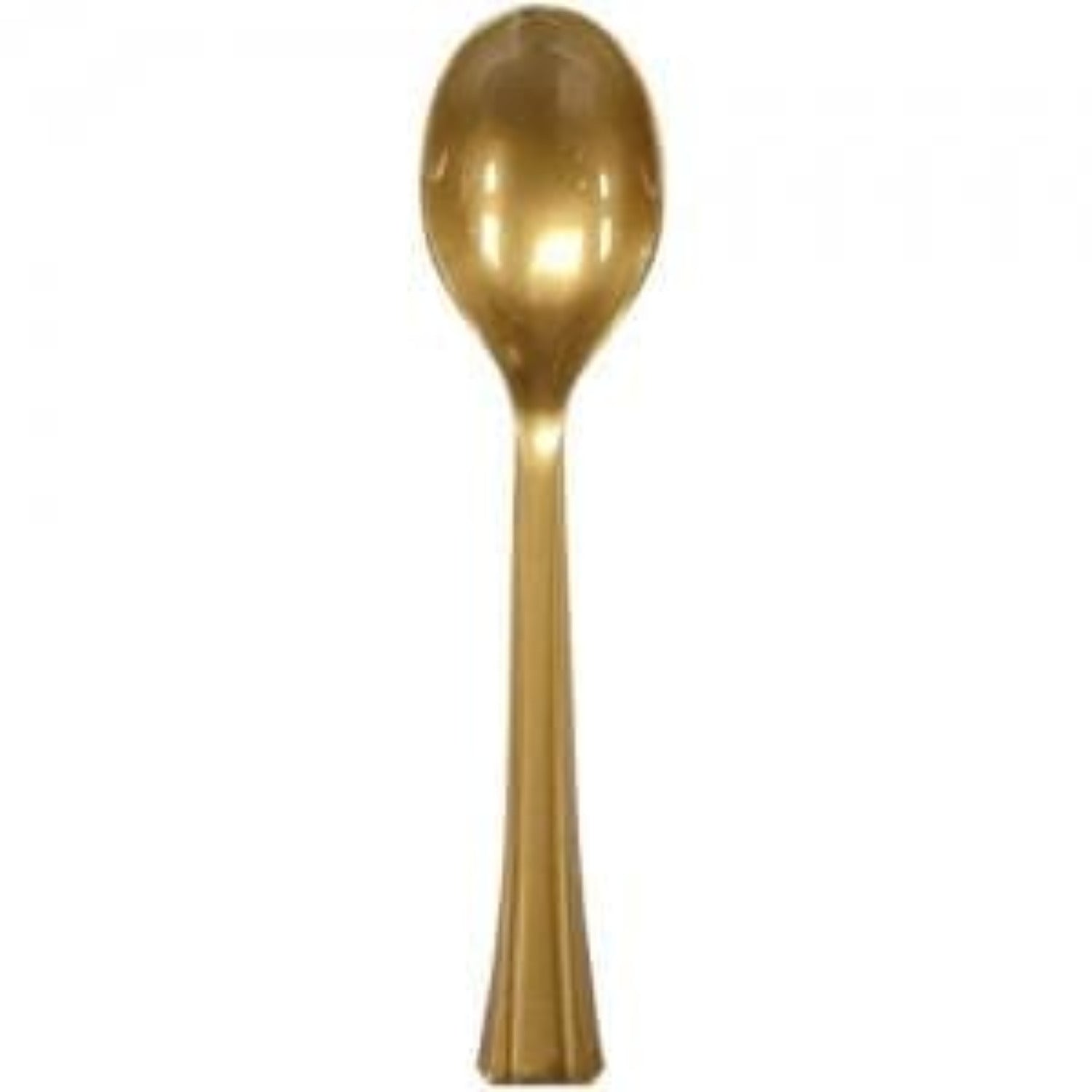 Soup Spoon Gold Extra Strong Quality Plastic