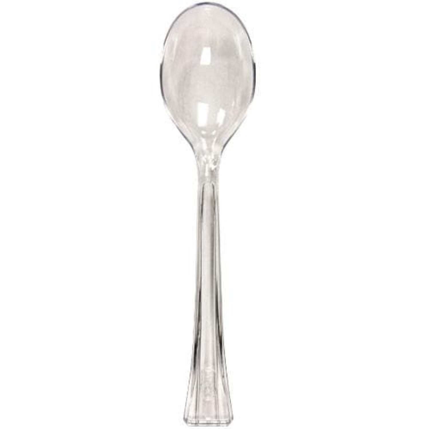Soup Spoon Clear Extra Strong Quality Plastic