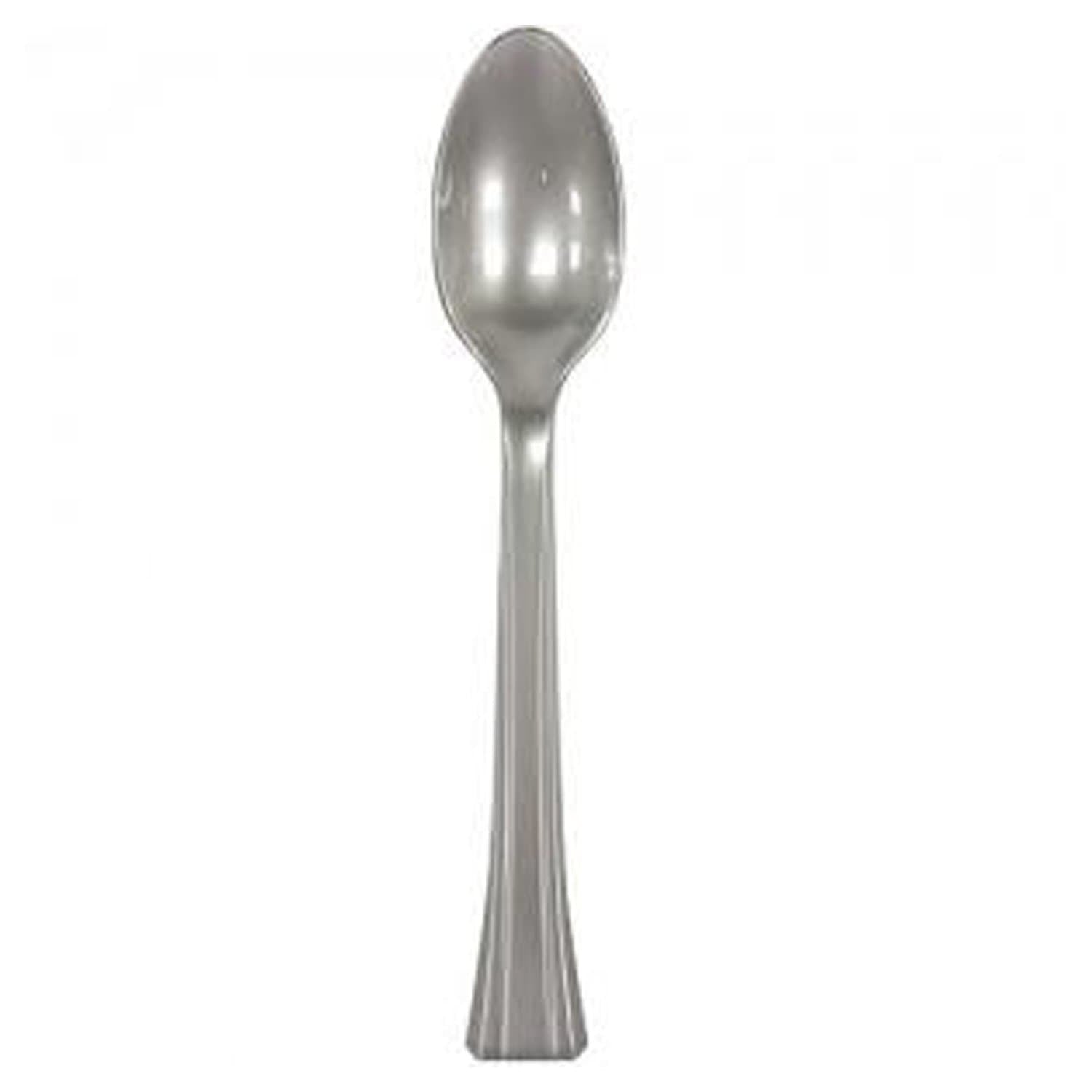 Teaspoon Silver Extra Strong Quality Plastic