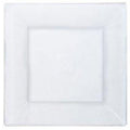 Lillian 10.75" Plates Clear Square Plastic Dinner