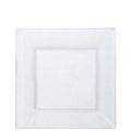 Lillian 8" Plates Clear Square Dinner Plastic