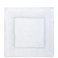 Lillian 9.5" Plates Clear Square Plastic