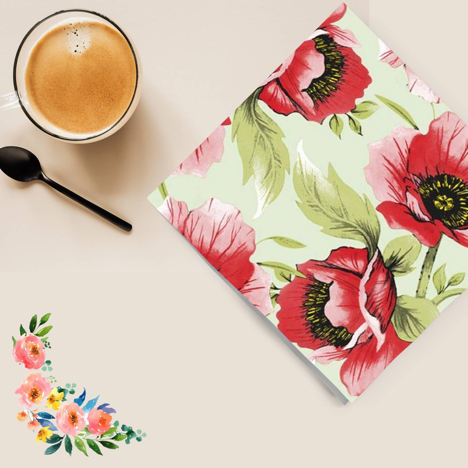 Merry in Red Lunch Paper Napkins 20 Pack