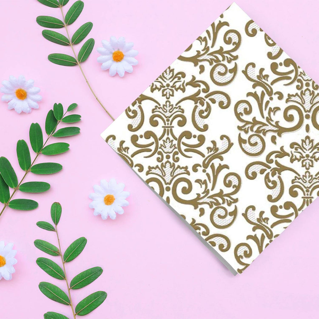 Metallic Lunch Paper Napkins 20 Pack