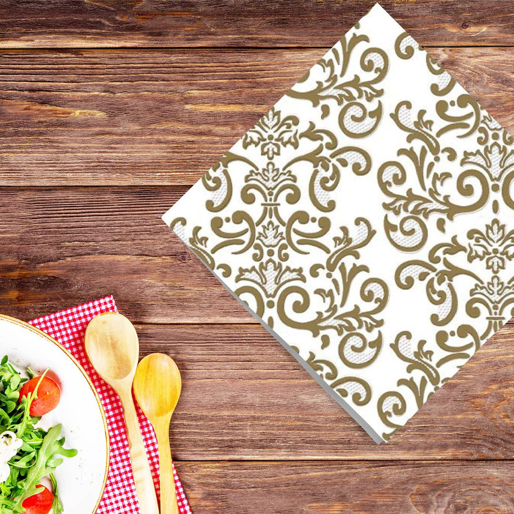 Metallic Lunch Paper Napkins 20 Pack