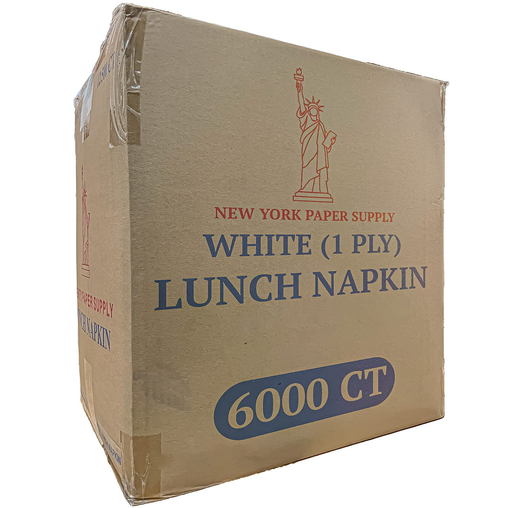 *WHOLESALE* Luncheon Napkins 1 Ply White 6000/Case