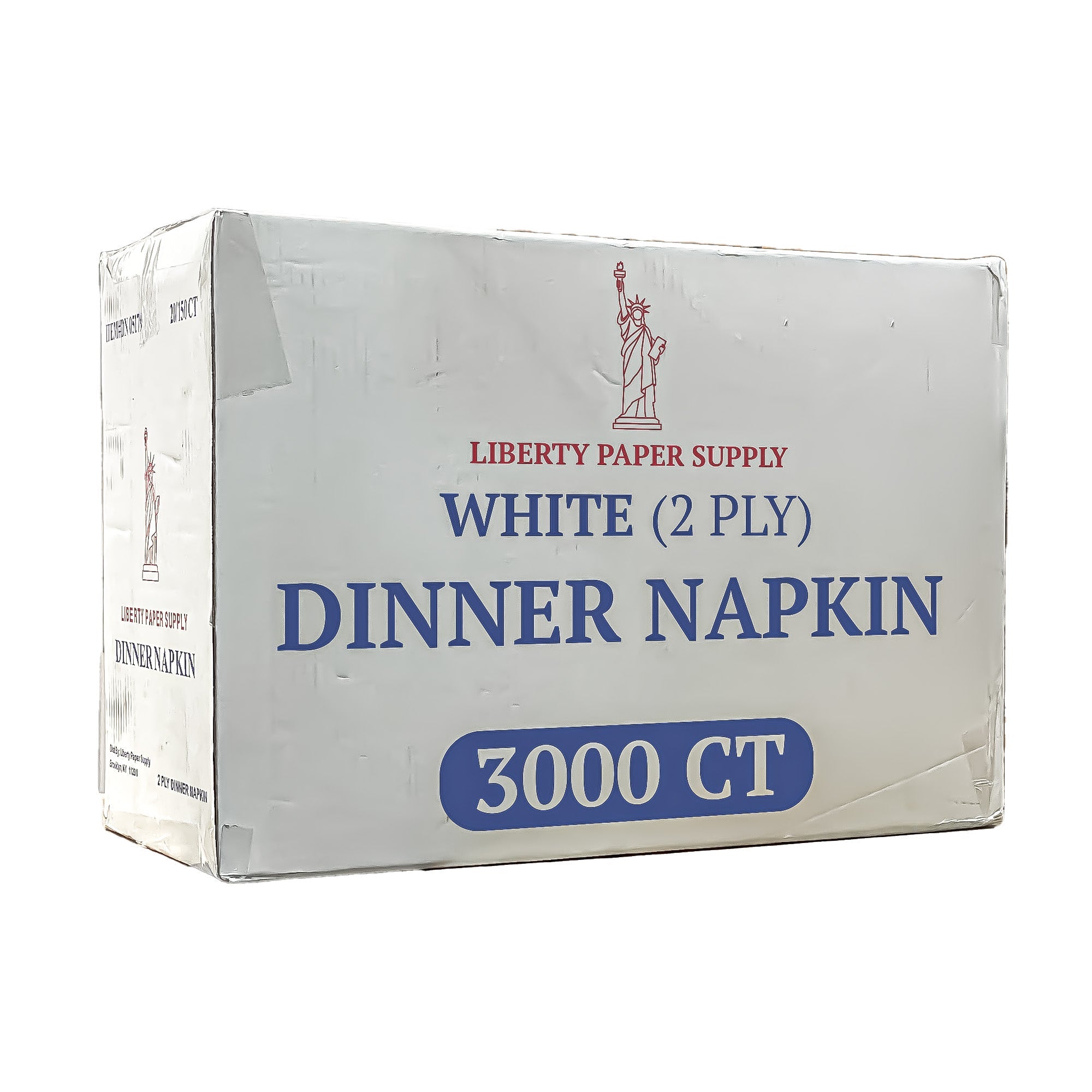 *WHOLESALE* Dinner Napkins 2 Ply White 3000/Case