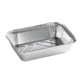 2.25Lb Oblong Pan 8.25" x 5.75" Disposable Aluminum