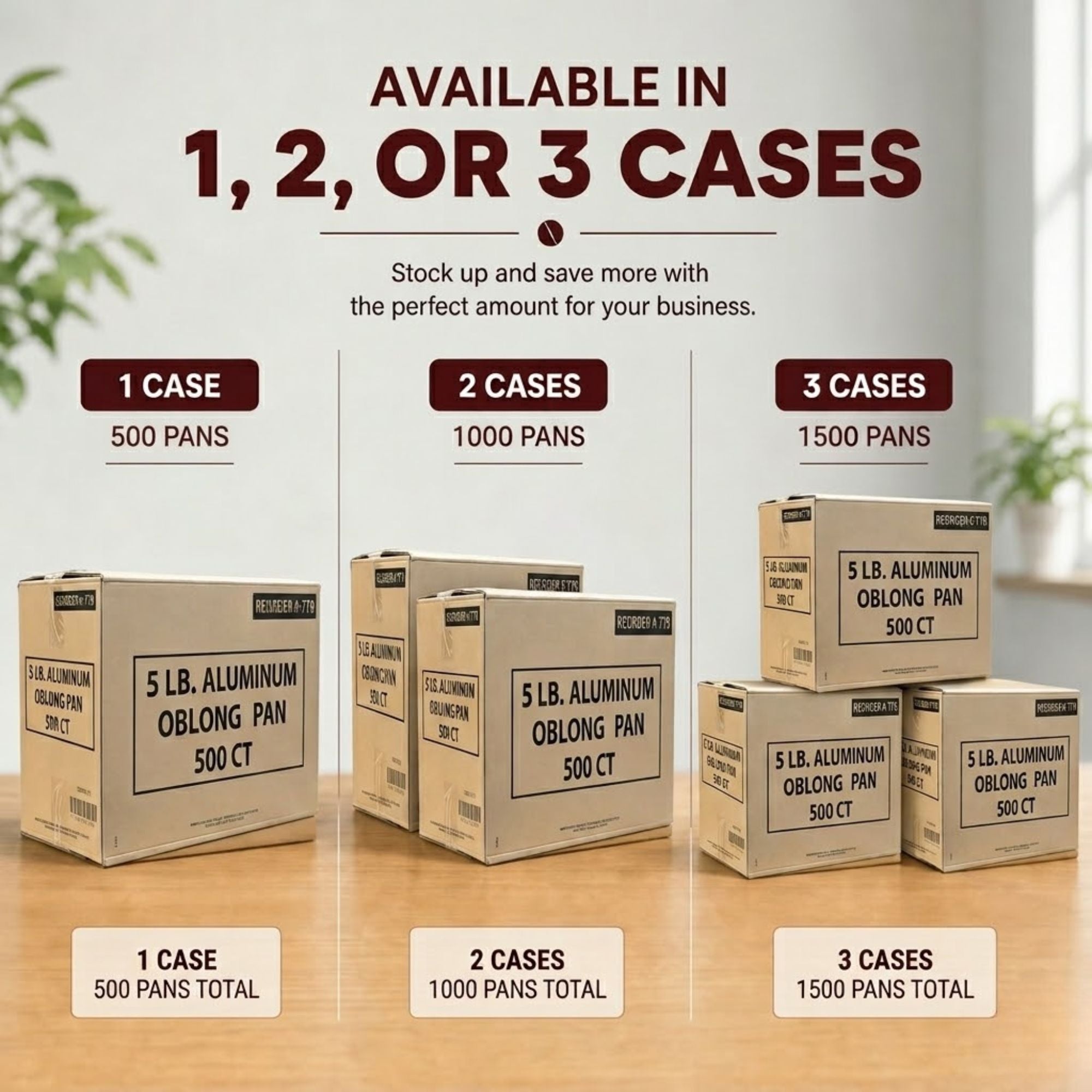 *WHOLESALE* 5Lb Oblong Pan 9.5” x 7” Disposable Aluminum  500 ct/case