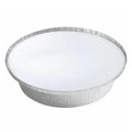 7” Round Aluminum Foil Pans with Board Lids Disposable Round Pans with Board Lids VeZee Pack of 10
