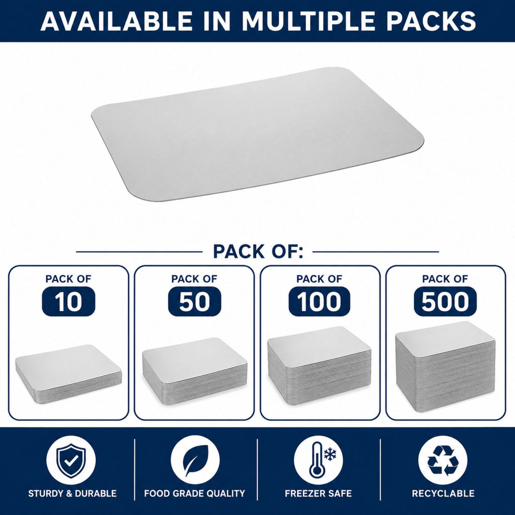 Board Lid For 1Lb Aluminum Oblong Pan 5.5" x 4"