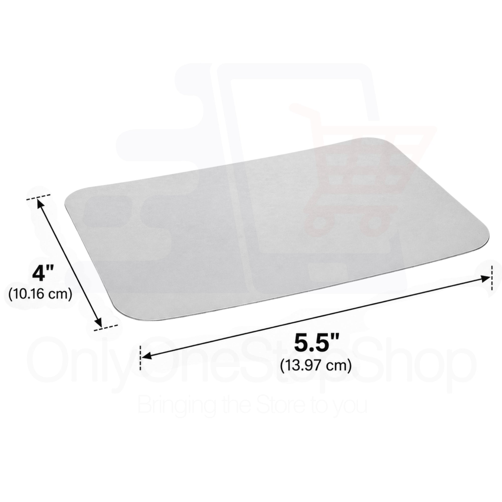 Board Lid For 1Lb Aluminum Oblong Pan 5.5" x 4"