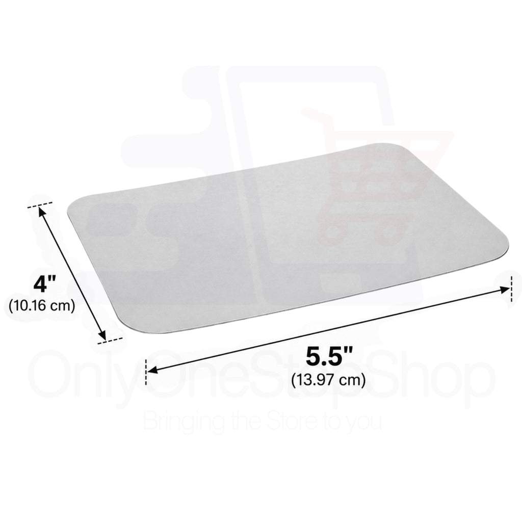 *WHOLESALE* Board Lid For 1Lb Aluminum Oblong Pan 5.5" x 4"  1000/case