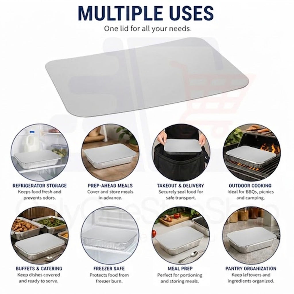 Board Lid For 1Lb Aluminum Oblong Pan 5.5" x 4"
